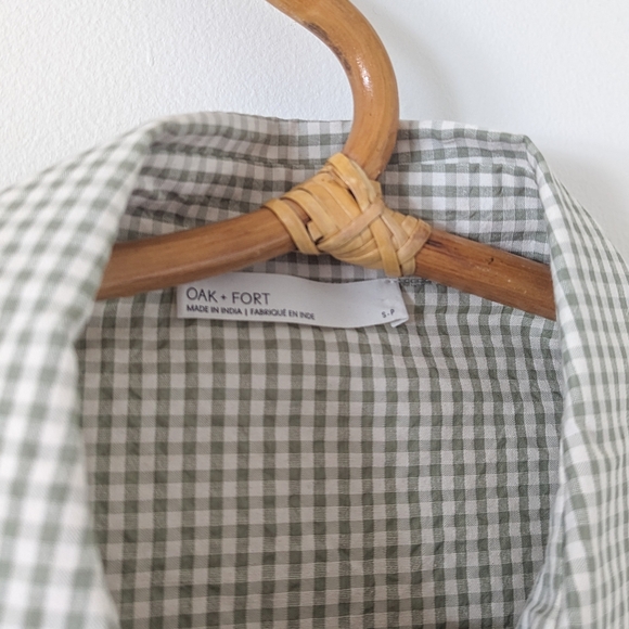 Oak & Fort Green Gingham Dress - Picture 3 of 4